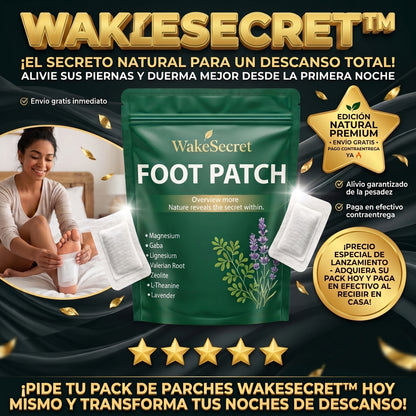WakeSecret™ 50 Parches Desintoxicantes y Relajantes Nocturnos
