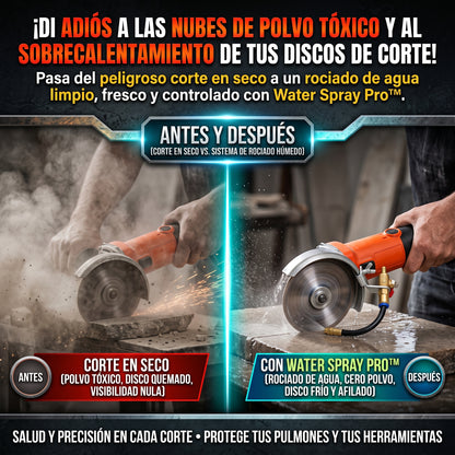 WATER SPRAY™ Sistema de Rociador de Agua para Esmeriladora y Cortadora