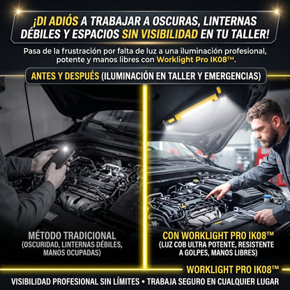 WORKLIGHT™ Lámpara de Emergencia y Luz de Trabajo LED Recargable 2x1