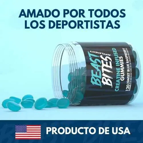 Beast Bites Gomitas de Creatina Hiper Músculos 120un.