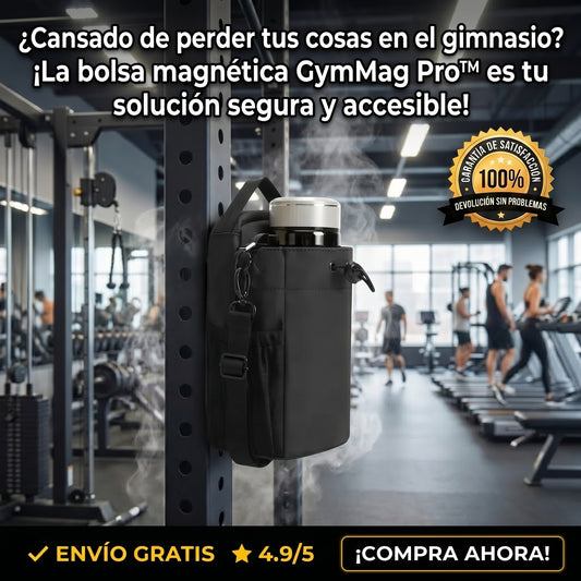 GymMag Pro™ bolso magnetico GYM para mantener tus cosas seguras y a la mano mientras entrenas