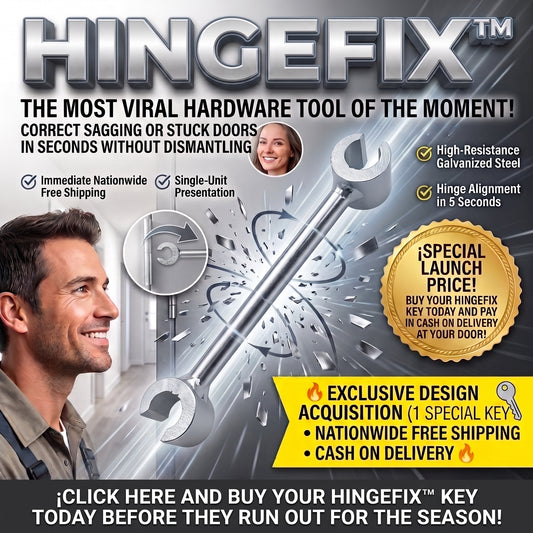 HingeFix™ Llave Especializada para Ajuste y Alineación de Bisagras