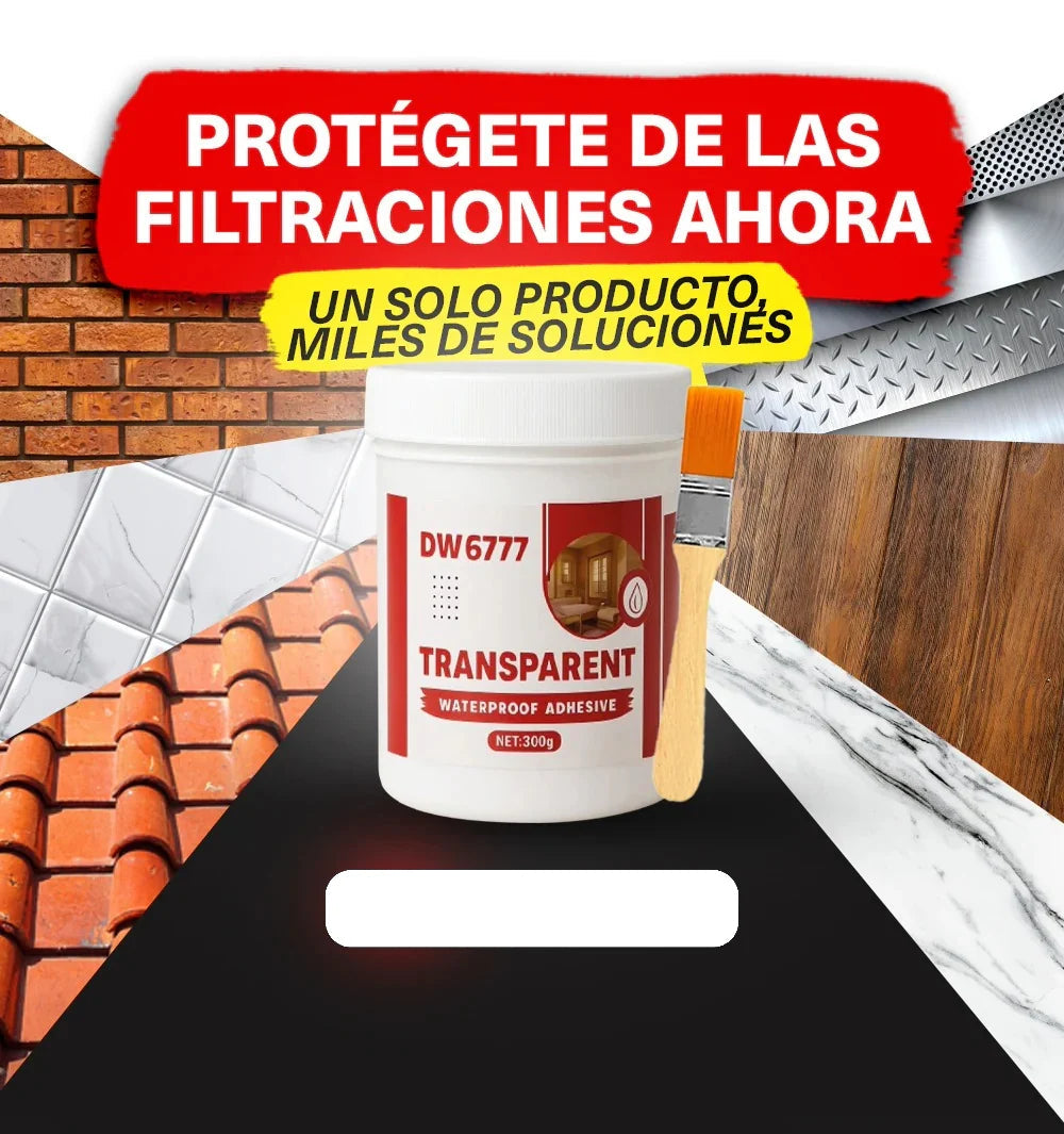 Reparador de fugas recistente al agua  Sellador 2 en 1