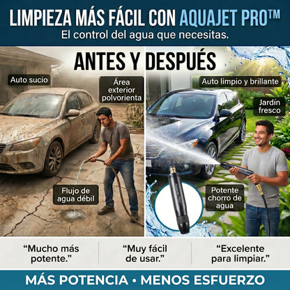 AquaJet PRO™ Pistola Rociadora Ajustable para Manguera