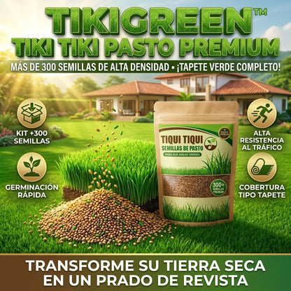 Semillas PREMIUM TikiGreen De Pasto Tipo Tiki Tiki