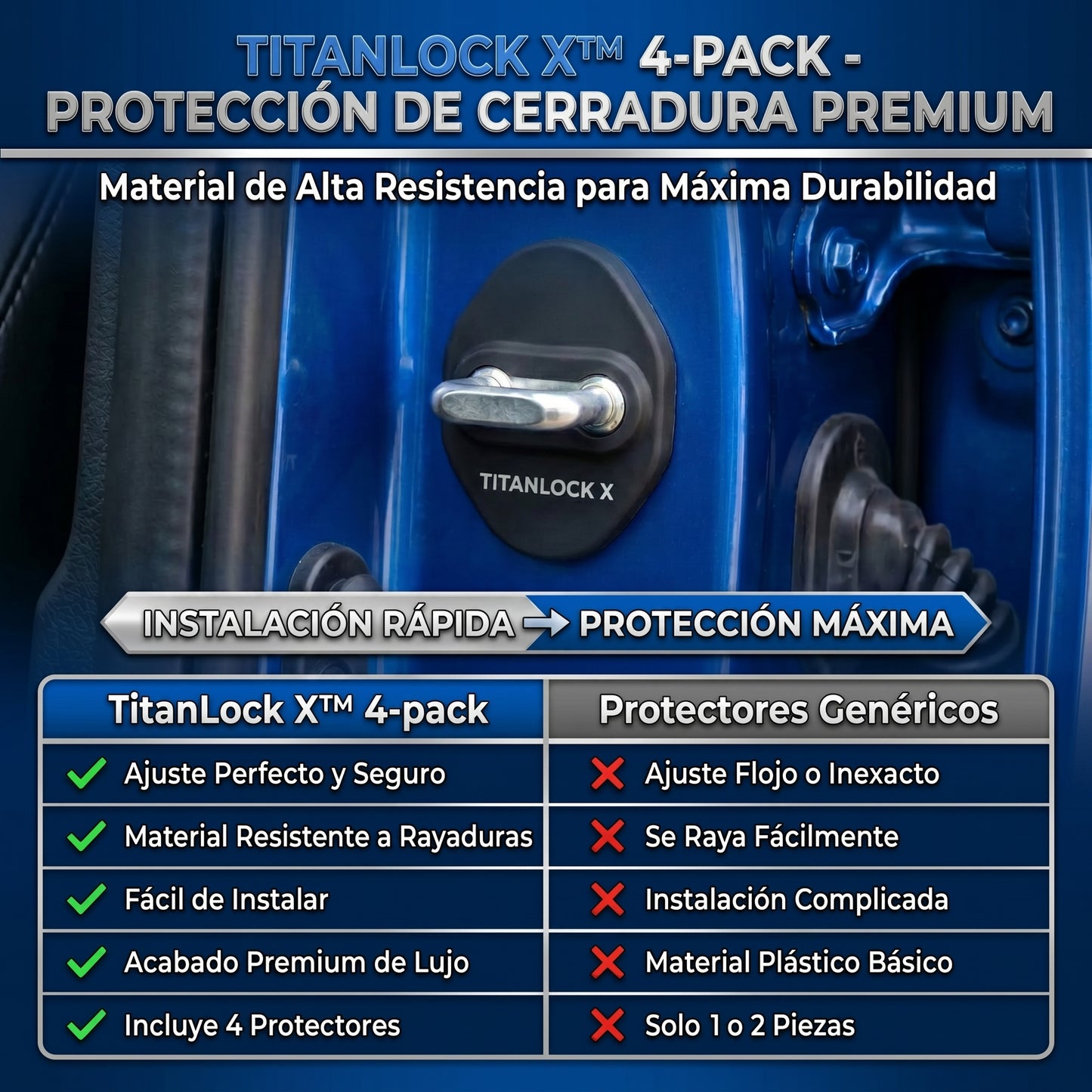 TitanLock X™ PACK DE 4und