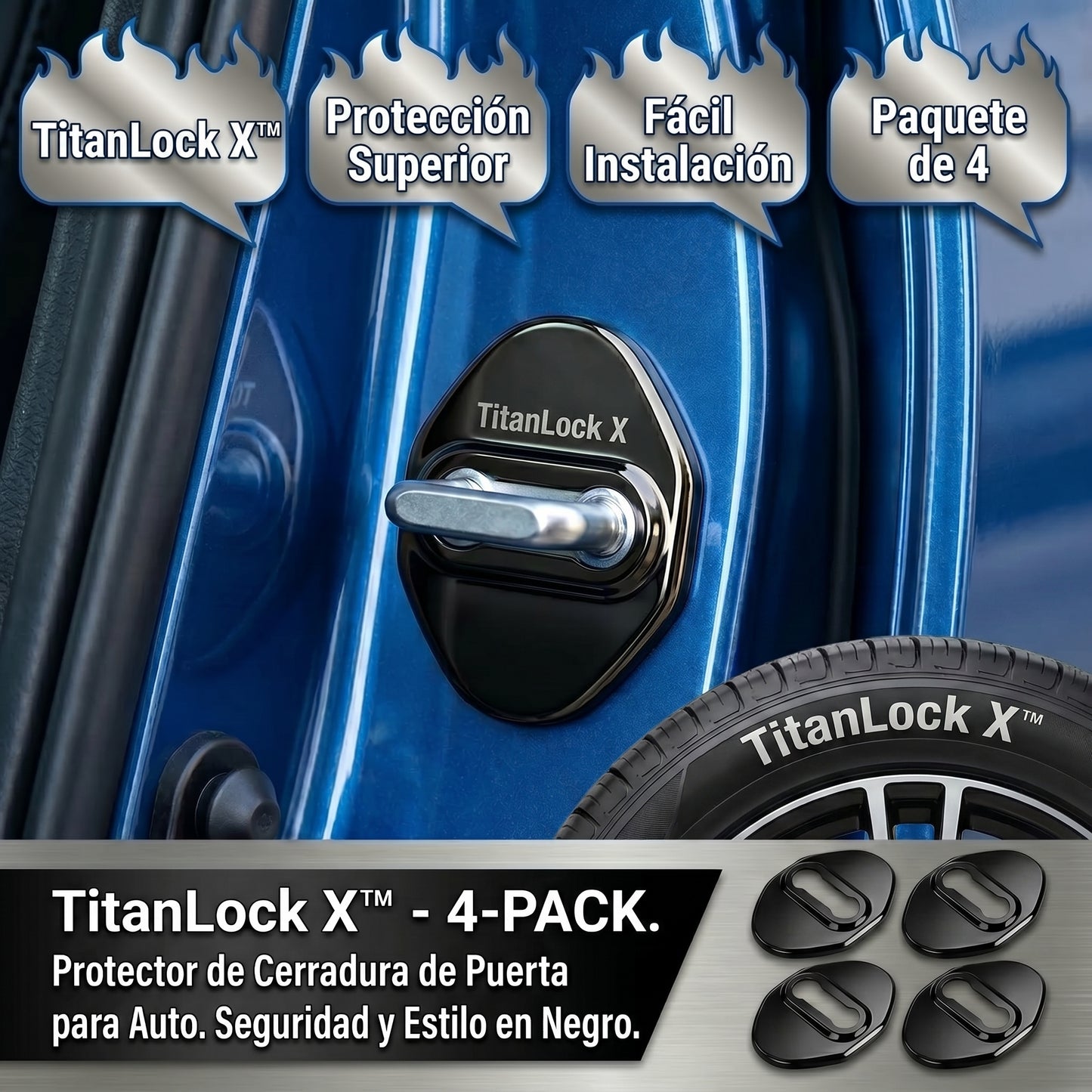 TitanLock X™ PACK DE 4und