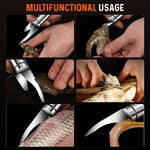 PRO KNIFE Pelador de camarones multiusos