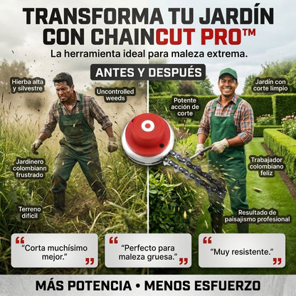 ChainCut PRO™ Cabezal de cadena para guadaña