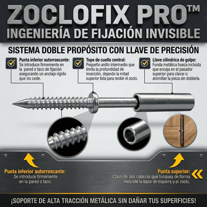 ZOCLOFIX PRO™ Clavos De Fijacion Doble x 60 unds